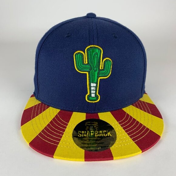 Baseballism Spring Training Mens Navy Blue Red Gold Snapback Hat New - Picture 2 of 7